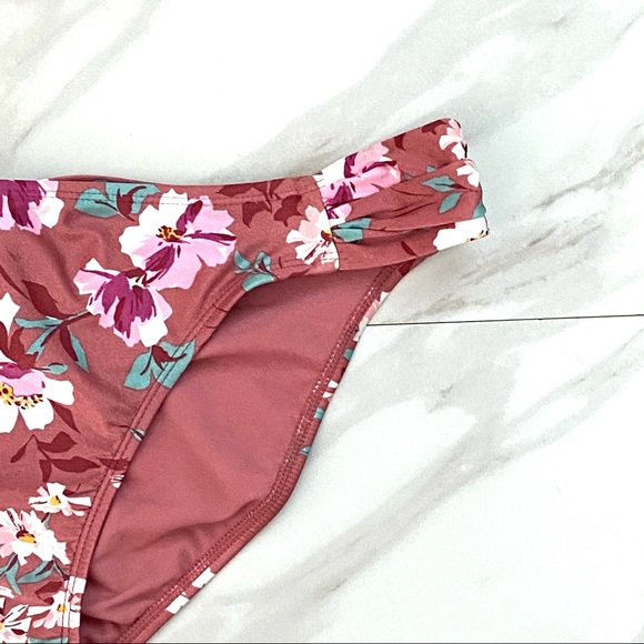 Xhilaration Floral Juniors' Cheeky Bikini Bottom - Picture 5 of 10